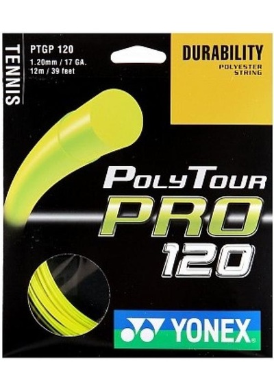 Yonex Poly Tour Pro 120 12m Tenis Kordajı Sarı