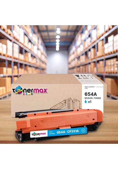 Hp 654a Cf331a Mavi Uyumlu Toner - Çipli / Color Laserjet Enterprise M651
