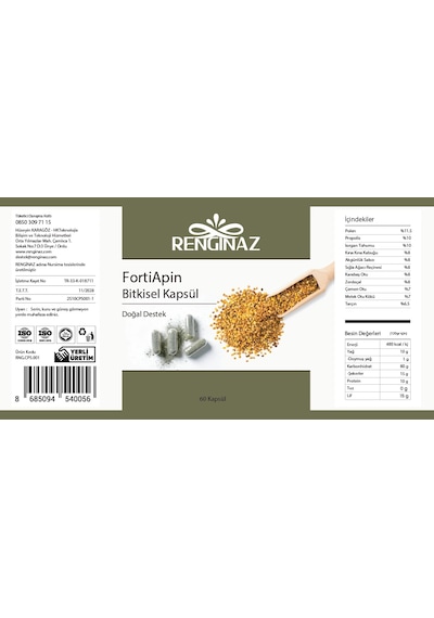 Fortiapin Bitkisel Kapsül 60 Kapsül
