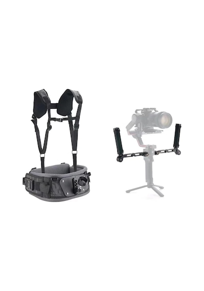 Tilta Gss-t04-dhb2 Djı Rs2 / Rsc2 / Rs3 / Rs4 İçin Hafif Çift Saplı Gimbal Destek Sistemi