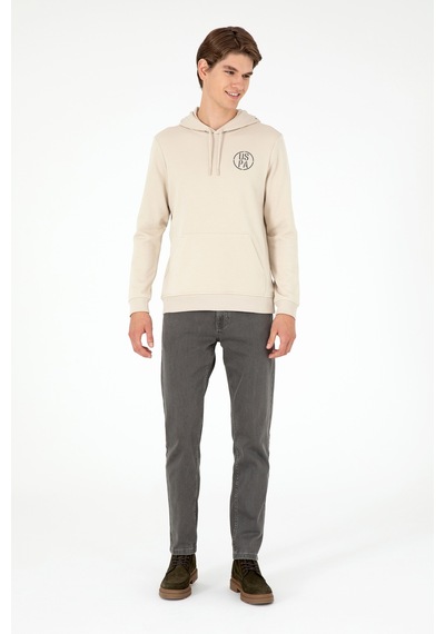 U.s. Polo Assn. Erkek Taş Sweatshirt 50293361-vr049 Taş