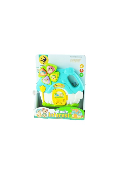 Oyuncak Ev Müzikli Oyun Evim Işıklı Sesli 20 Cm