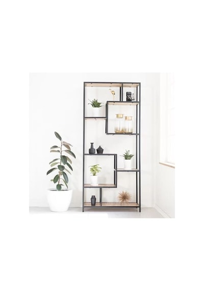 Raflı Kitaplık Büyük Kütüphane Modeli 7 Raflı Kitaplık