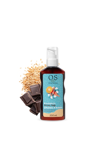 Bronzlaştırıcı Güneş Yağı Çikolata+susam
