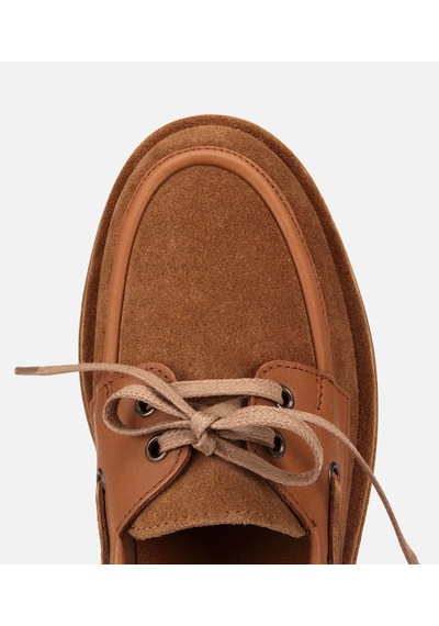 Hotiç Kadın Süet Deri Taba Bağcık Detaylı Günlük Loafer 01ayh320470a340 01ayh320470a340