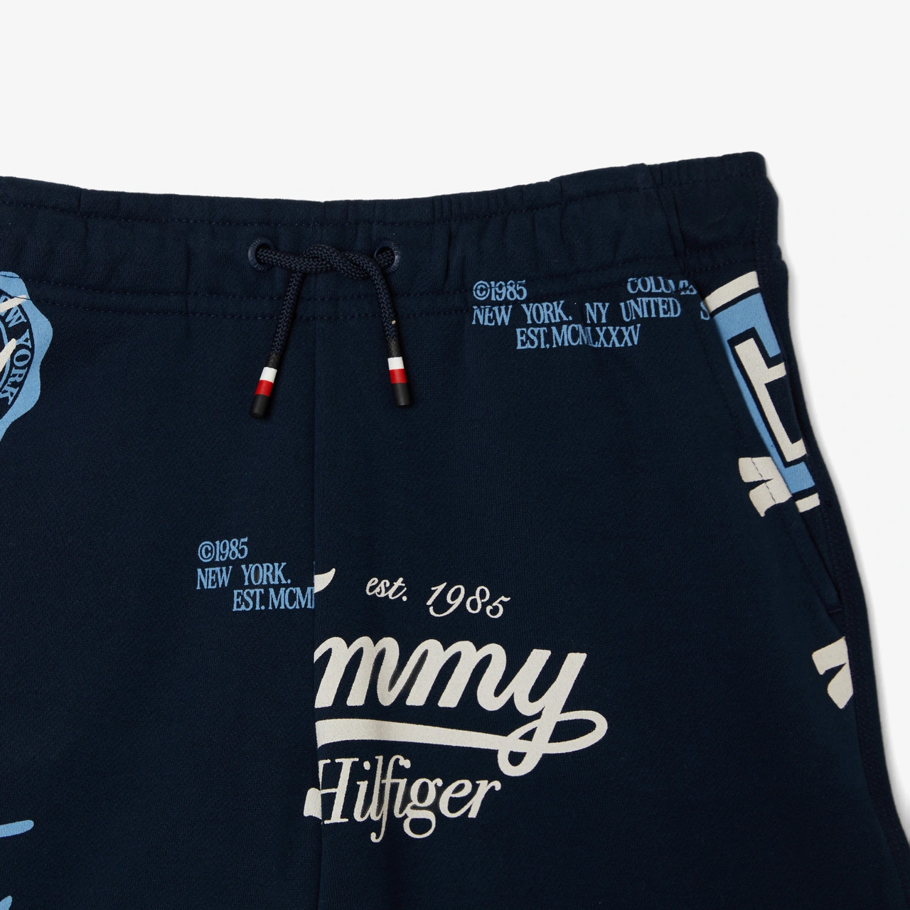 Tommy Hilfiger Allover Logo Çocuk Lacivert Şort Kb0kb09806 Lacivert