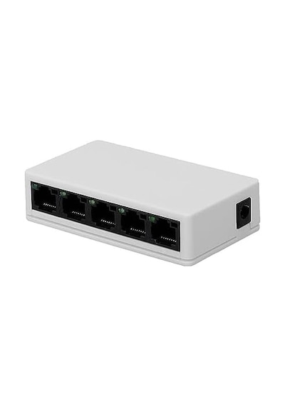 Apera Nr3 5 Port Led Işıklı Switch 100mbps Ethernet İnternet Dağıtıcı Ağ Hub Ev Ofis İçin