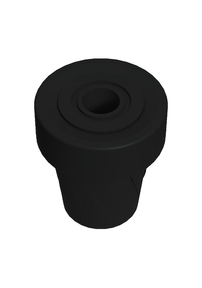 Cateksss Baston Lastiği Kanedyen Koltuk Değneği Lastiği 19 Mm Siyah - Yürüme Aparatı & Bastonlar - 48 Li Paket