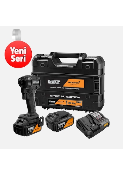 Dewalt DCF86MP2T 18V 5.0AH Li-Ion Mclaren Akülü Darbeli Vidalama Seti Yeni Seri