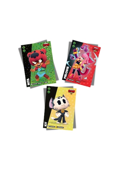 Brawl Stars Koleksiyon Kartı - 3 Paket 18 Kart