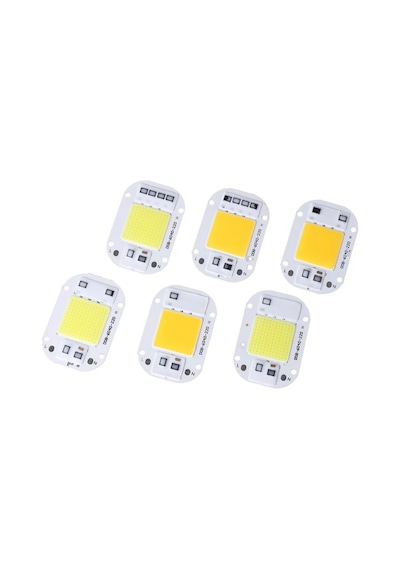 220 Volt 50 Watt Kırmızı Projektör Cob Led Çipi
