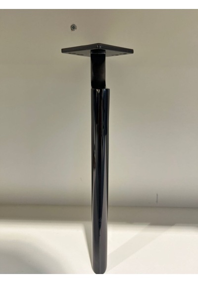 Zarif Metal Ayak 25cm Füme Komidin Koltuk Ünite Şifonyer Dolap Vestiyer Modern Mobilya Ayağı Füme