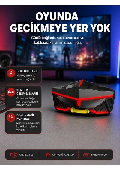 5 0 Gürültü Engelleme Bluetooth Kulaklık