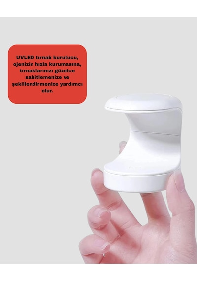 Uv Ve Led Jel Kurutmaya Uygun Çift Dalga Boylu Mini Kurutucu Yeni Nesil