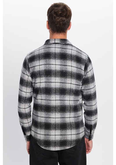 Tudors Erkek Slim Fit Dar Kesim Oduncu Tek Cepli Kareli Kışlık Gömlek-32102 Çok Renkli Tudors Erkek Slim Fit Dar Kesim Oduncu Tek Cepli Kareli Kışlık Gömlek-32102 Çok Renkli