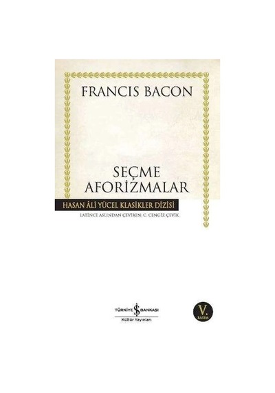 Seçme Aforizmalar - Hasan Ali Yücel Klasikleri