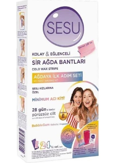 Sesu Sir Ağda Bantları Ağdaya İlk Adım Seti 24'lü