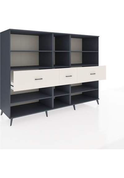 Kronos Dolap 9 Raflı 3 Çekmeceli 220x59x163 Antrasit-antrasit/ay Antrasit-antrasit/aytaşı Kronos Dolap 9 Raflı 3 Çekmeceli 220x59x163 Antrasit-antrasit/ay Antrasit-antrasit/aytaşı