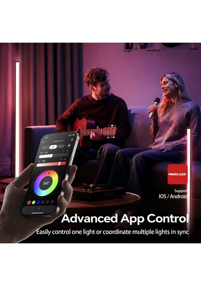 Photoolex B1200 120 Cm 38w App Kontrollü Rgb Tube Led Işık - Ls-158pl-01