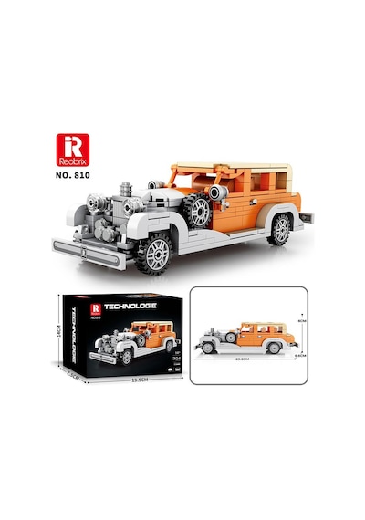 Reobrix Creator 810 Rolls Royce Phantom Iı Saloon Car Spor Araba Yaratıcı Yapı Blok Seti Building Blocks - 304 Parça