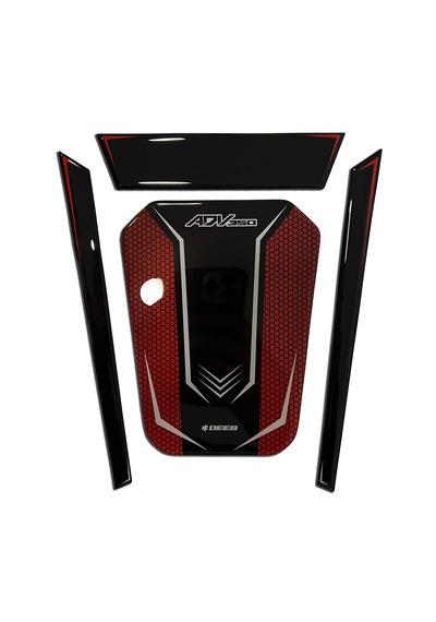 Honda Adv 350 2023-2025 Uyumlu Deeb Tank Pad Set Kırmızı