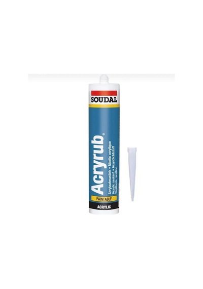 Soudal Silikonize Mastik Acryrub Altınmeşe 500gr