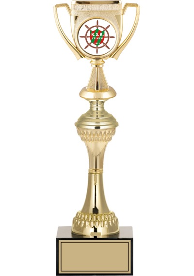 Odak Kupa - Figürlü Kupalar - Kupa Figürlü Kupalar Fg-029 B - 35 Cm Altın - Beyaz