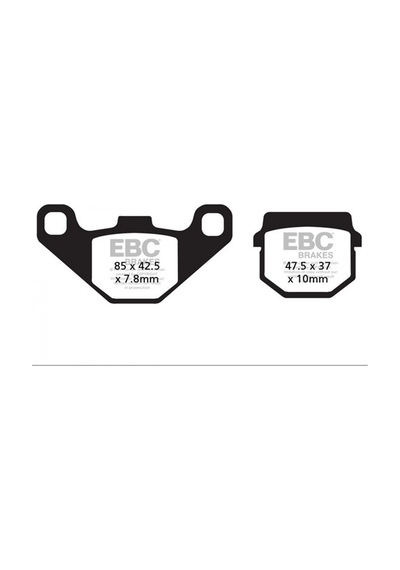 Ebc Fren Balatası Fa083/2tt 2017-2021 Peugeot Speedfight 4 125