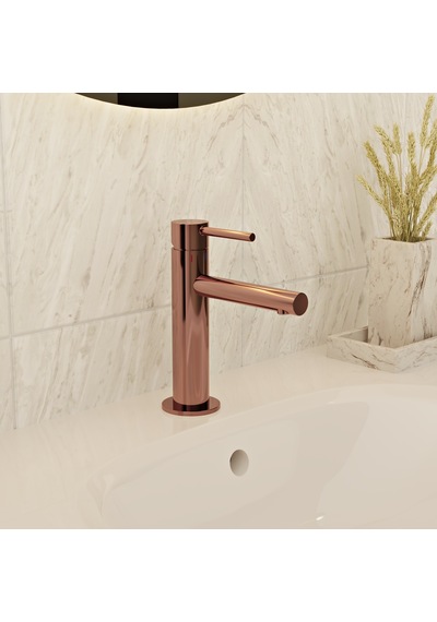 VitrA Origin A4255629 Lavabo Bataryası Soft Bakır