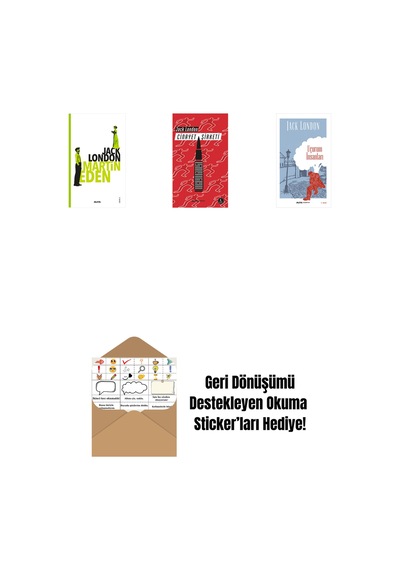 Martin Eden + Cinayet Şirketi + Uçurum İnsanları + Okuma Sticker'ları