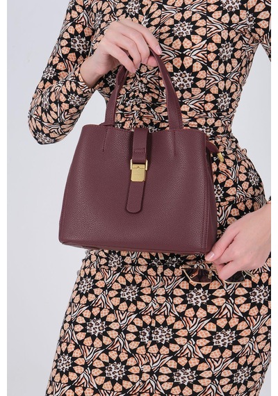 Silver Polo Sp1245 Kadın Omuz Çantası Mini Rolax Bordo-bordo