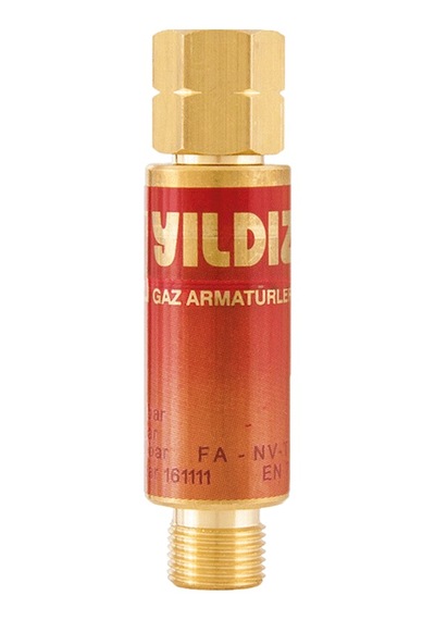Yıldız 1130 Alev Emniyet Valfi Basinç Düsürücü Için Yanici Gaz 5100 - 5200 - 5300 - 5400