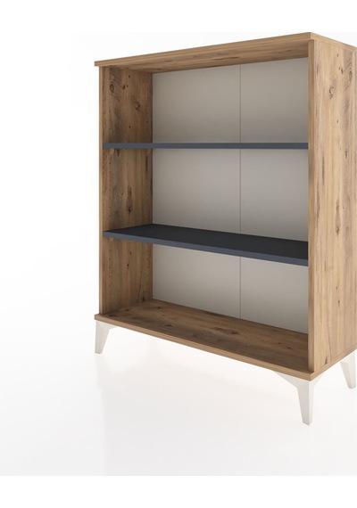 Arges Şifonyer 2 Raflı 88x30x106 Çam-antrasit Atlas Çam