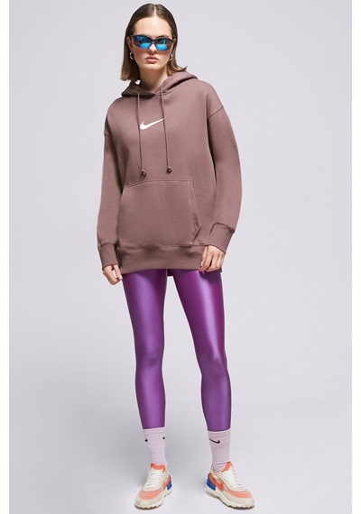 Nike Sportswear Phoenix Fleece Oversized Pullover Hoodie Kadın Sweatshirt Kahverengi Kahverengi