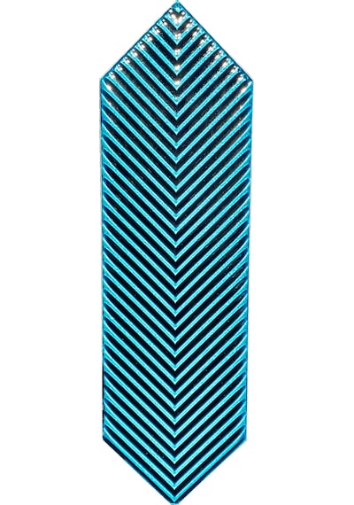 Armada Çini 9x30 Bella Çizgili Petrol Mavisi Çini Seramik