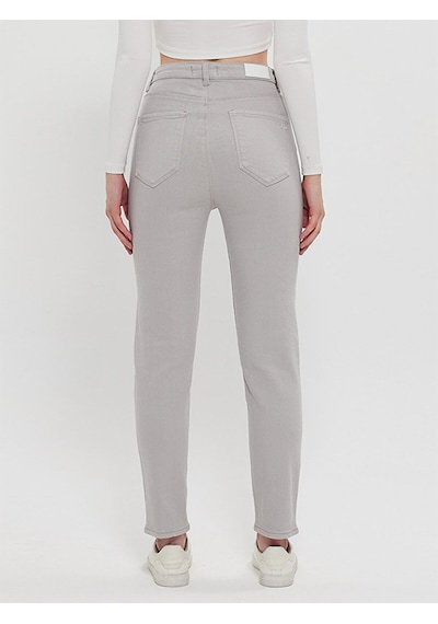Ltb Dores Slım Mom Jean Pantolon 010095139415579 55243 010095139415579_55243 Açık Gri