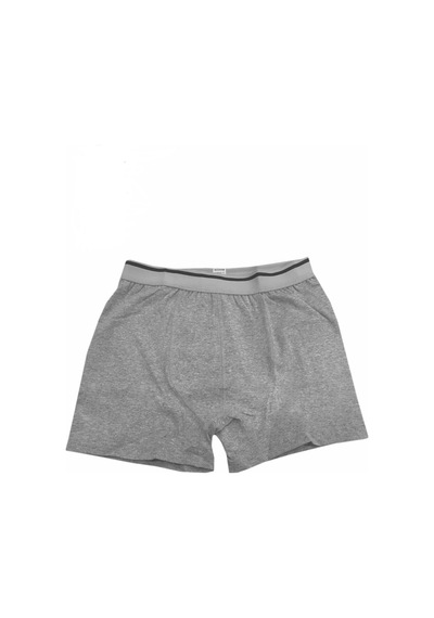 Alcanavm 10 Adet Gri Renk Likralı Boxer Gri