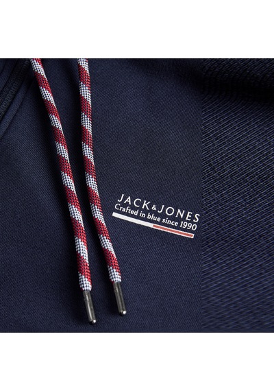 Jack & Jones Erkek Gögüs Baskili Regular Fit Kapüsonlu Yaka Sweatshirt - Kyle - 12298468 Lacivert Jack & Jones Erkek Gögüs Baskili Regular Fit Kapüsonlu Yaka Sweatshirt - Kyle - 12298468 Lacivert