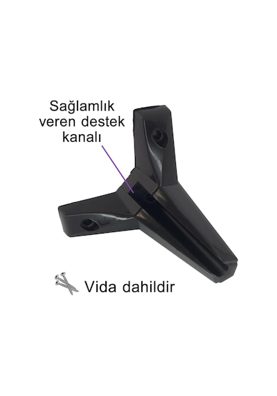 8 Adet Serdivan 12 Cm Siyah Lüx Mobilya Kanepe Sehpa Ünite Koltuk Ayağı Baza Ayak