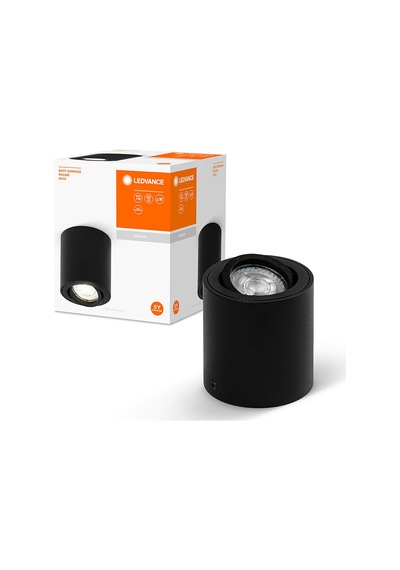Osram Spot Surface Round Bk Gu10 Siyah
