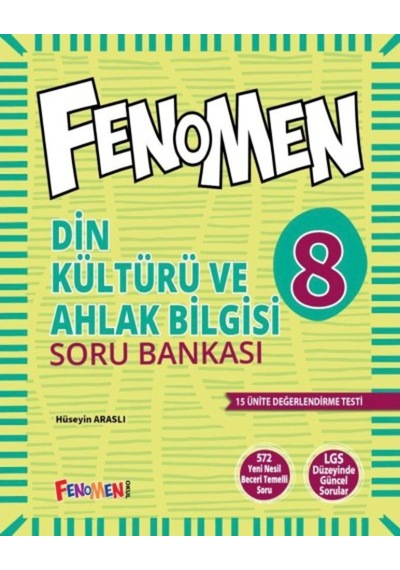 Fenomen 8 Sınıf Din Kültürü Ve Ahlak Bilgisi Soru Bankası