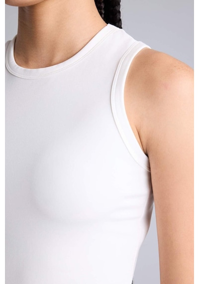 Defacto Crop Sporcu Atlet E7723ax26sper105 Ekru-er105