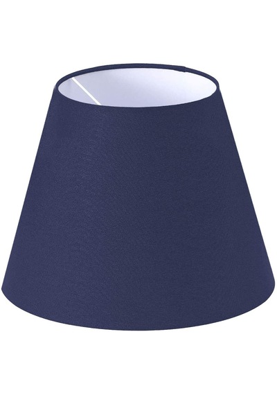 Abajur Başlık Lacivert Konik Şapka 25x15x20 CM Dekoratif Tasarım Lacivert