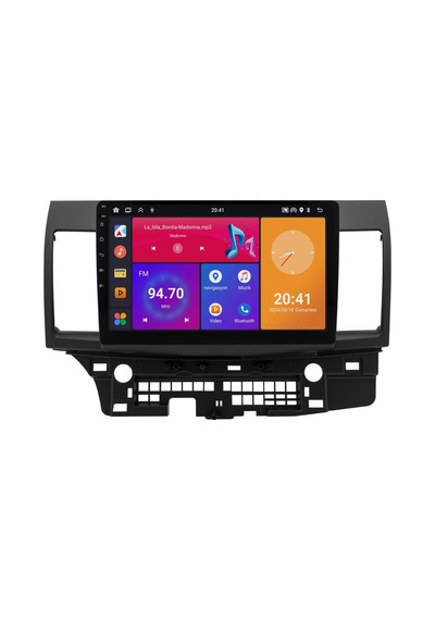 Mitsubishi Lancer Android Multimedya Sistemi 2008-2019 8+256 Gb Yazılımsal 9"
