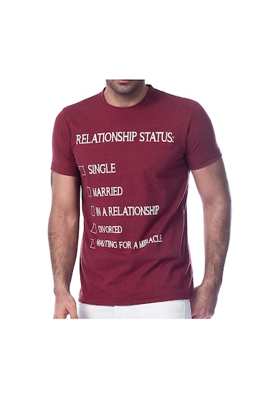 Scorp Graphics Relationship Baskılı Erkek Tişört