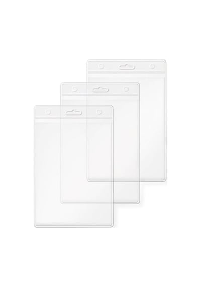 Kart Poşeti Dikey Pvc No:2 107x150 Şeffaf 910 10 36 - 100'lü Paket Çoklu Renk