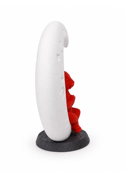 Zen Tavşanı 15cm Dekoratif Biblo 3d Baskı