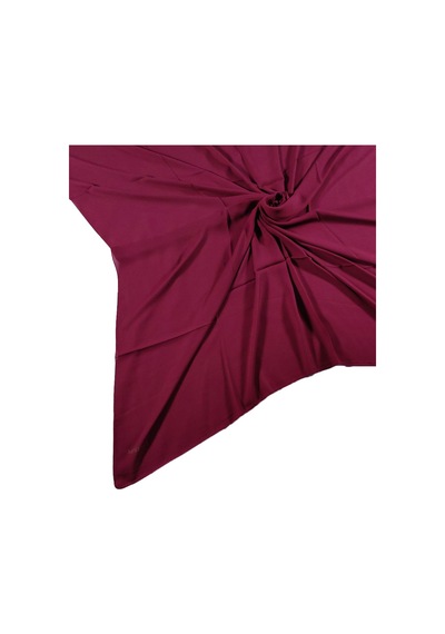 Mim Eşarp Mısırlı Eşarpları Queen Krep Düz Renk Eşarp 110x110 Cm Bordo