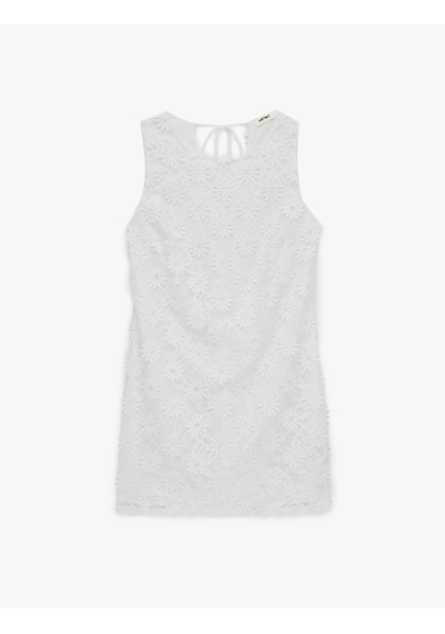 Koton Koton X Sibil Çetinkaya - Bağlamalı Pencere Detaylı Yuvarlak Yaka Kolsuz Çiçekli Dantel Mini Elbise Beyaz 6sak80116uk Koton Koton X Sibil Çetinkaya - Bağlamalı Pencere Detaylı Yuvarlak Yaka Kolsuz Çiçekli Dantel Mini Elbise Beyaz 6sak80116uk
