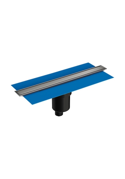 VitrA 59980477000 Eco Flow Dk100 40Cm Duş Kanalı, Mat Krom Alttan - 5702033 Diğer